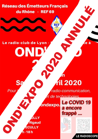 Affiche ondexpo 2020 annule