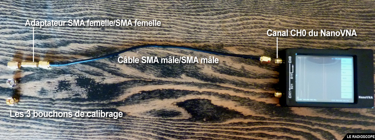 calibrage avec cable sma