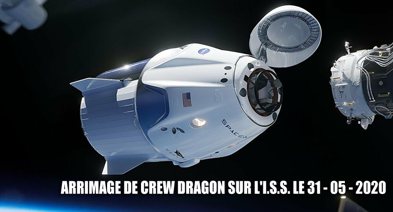 crew dragon arrimage iss