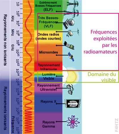 spectre des ondes