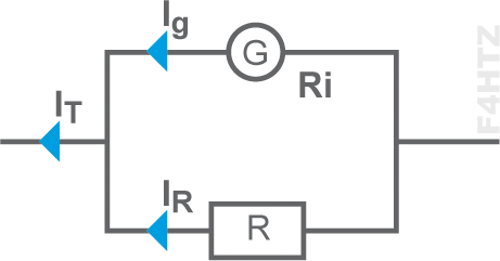 derivation ampermetre