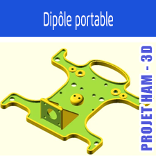 vignette off projet ham 3d dipole portable